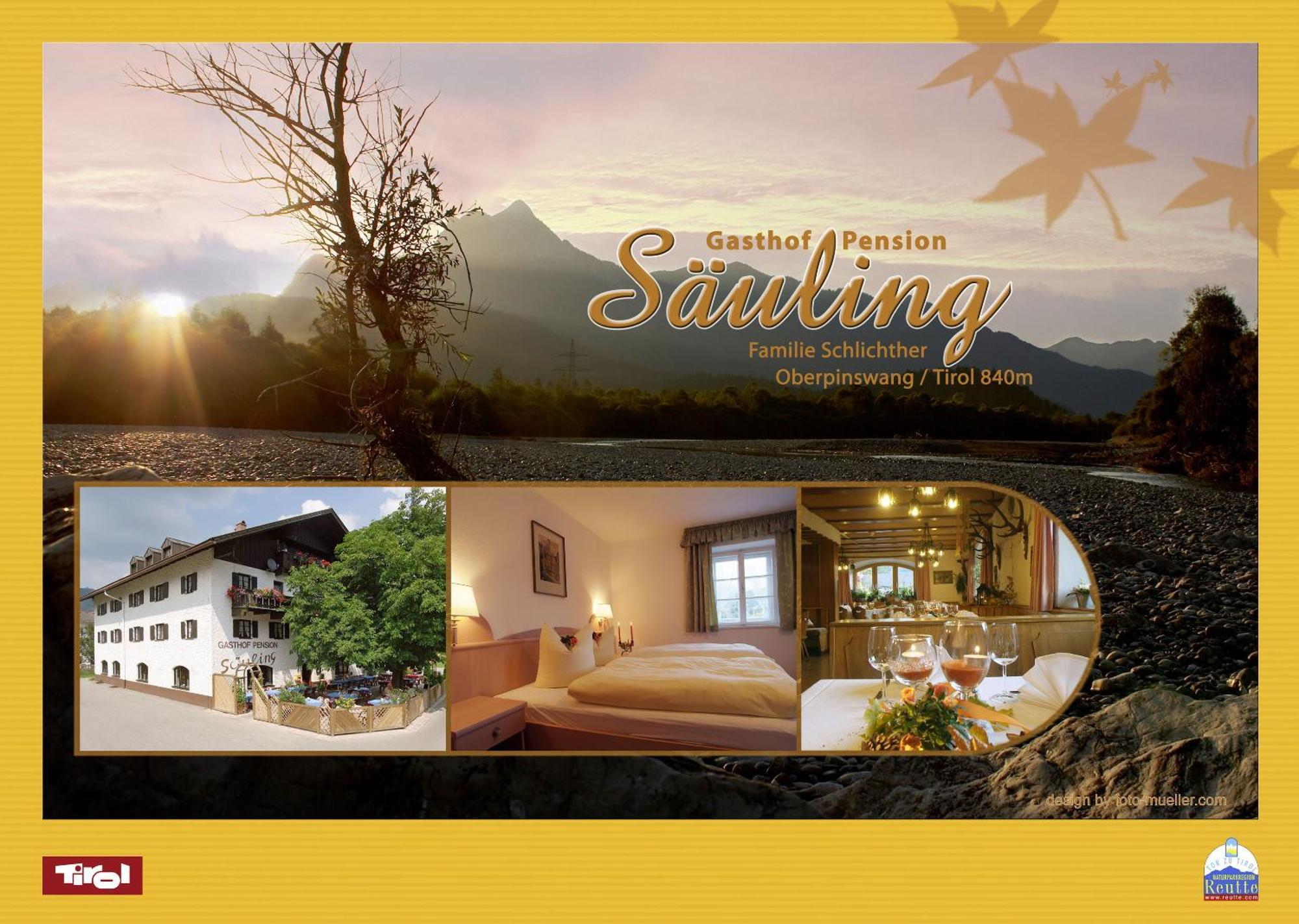 Alpenmotel Saeuling Pinswang Exterior photo
